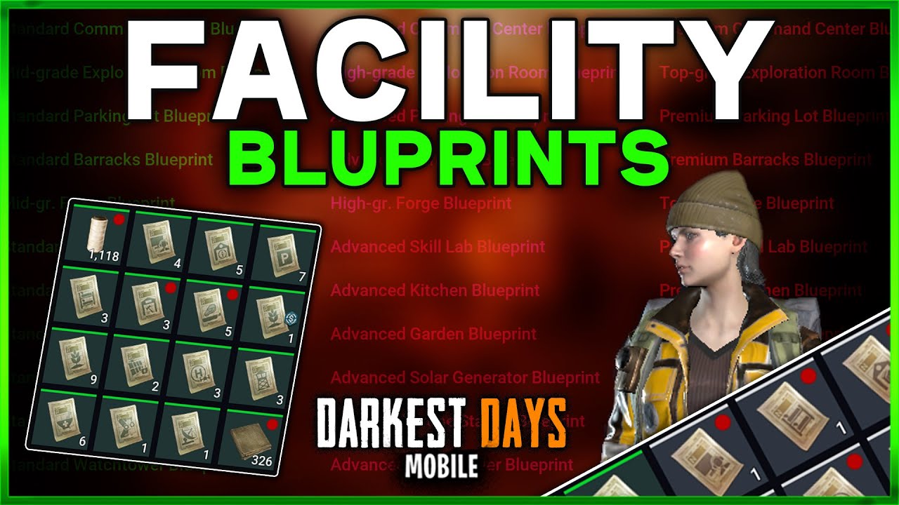 Best Way to Farm Facility Blueprints in Darkest Days | Tips and Tricks Video