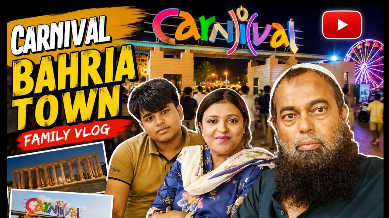 Carnival Bahria Town Llike You've Never Seen | Bahria Town Carnival Full Tour | Muniza sohail Vlogs