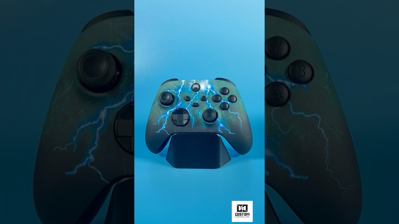 Take A Closer Look At The Lightning Edition Custom Controller! #shortsvideo