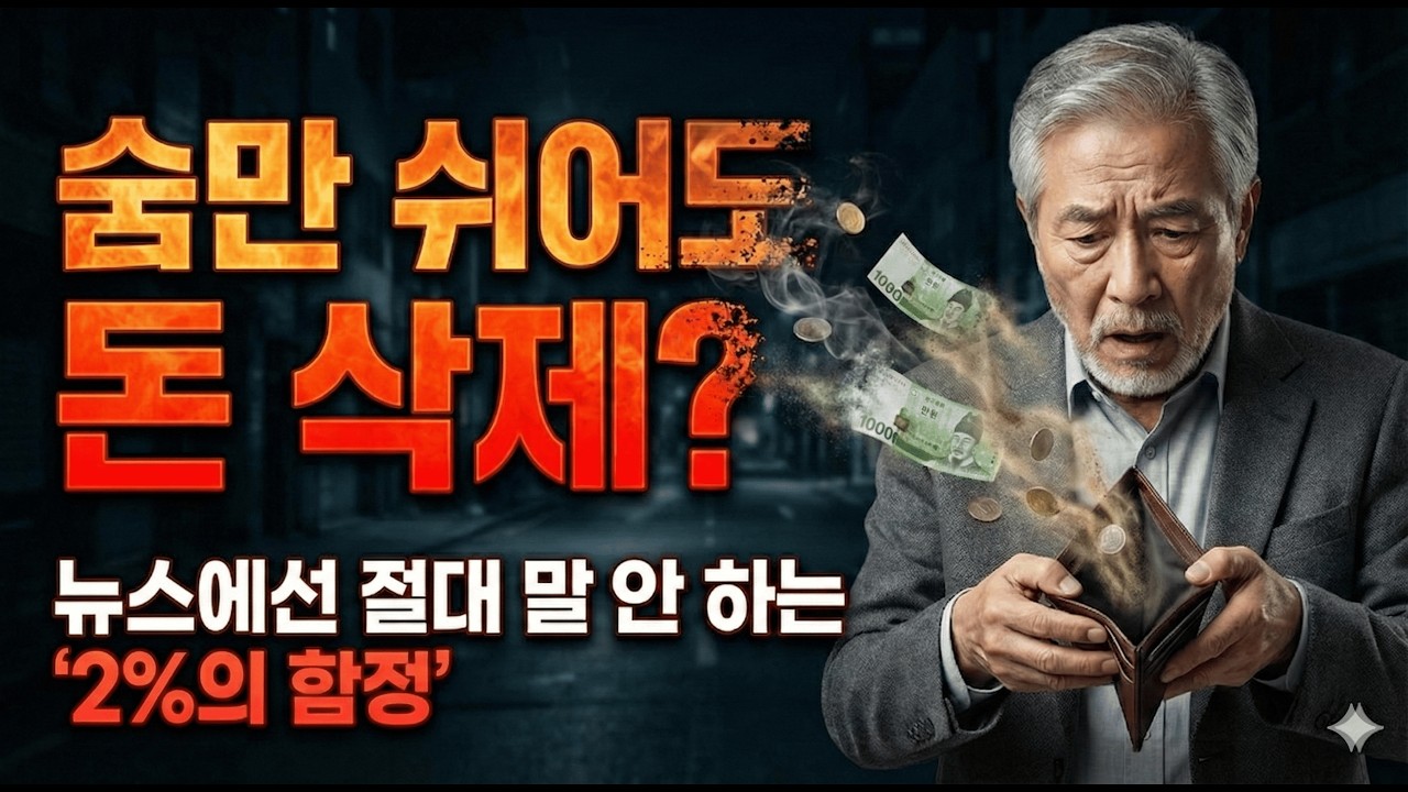“공식 물가 2%라는데… 내 돈은 왜 10% 줄어드는 느낌일까?”(체감물가의 진실)