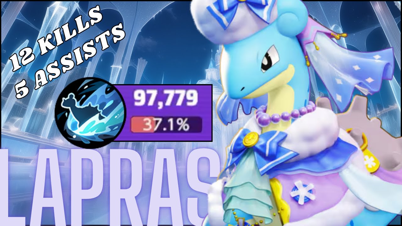 Lapras DESTROYS and CARRIES Games. BEST Water Beam BUILD | Pokémon Unite