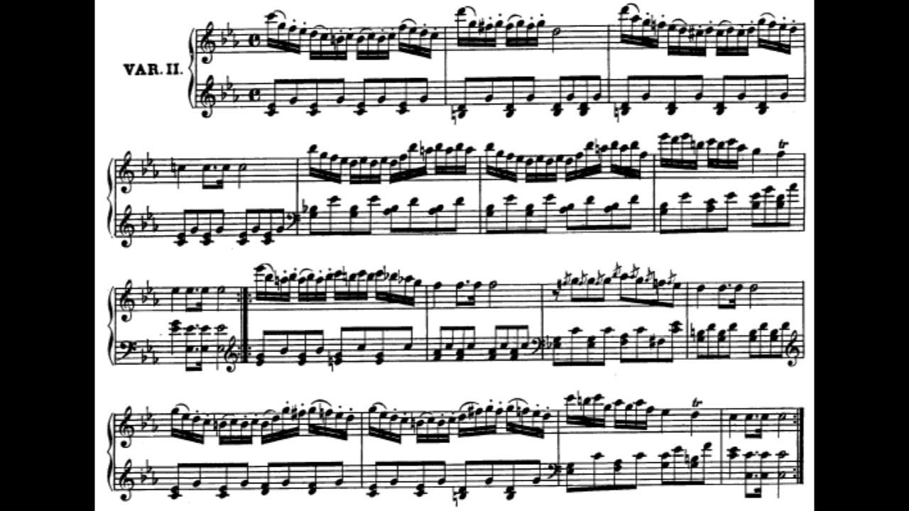 Ludwig van Beethoven - Variations on a March by Dressler, WoO 63 (Audio + Score)