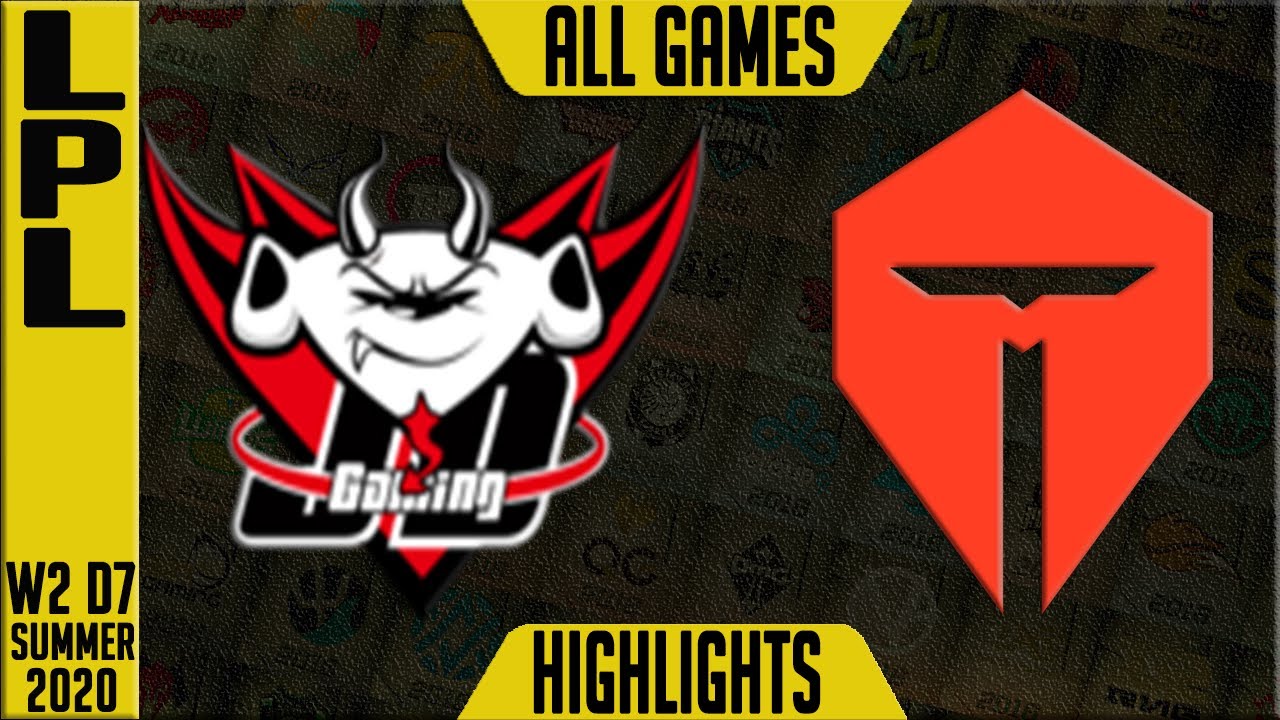 JDG vs TES Highlights ALL GAMES | LPL Summer 2020 W2D7 | JD Gaming vs TOP Esports