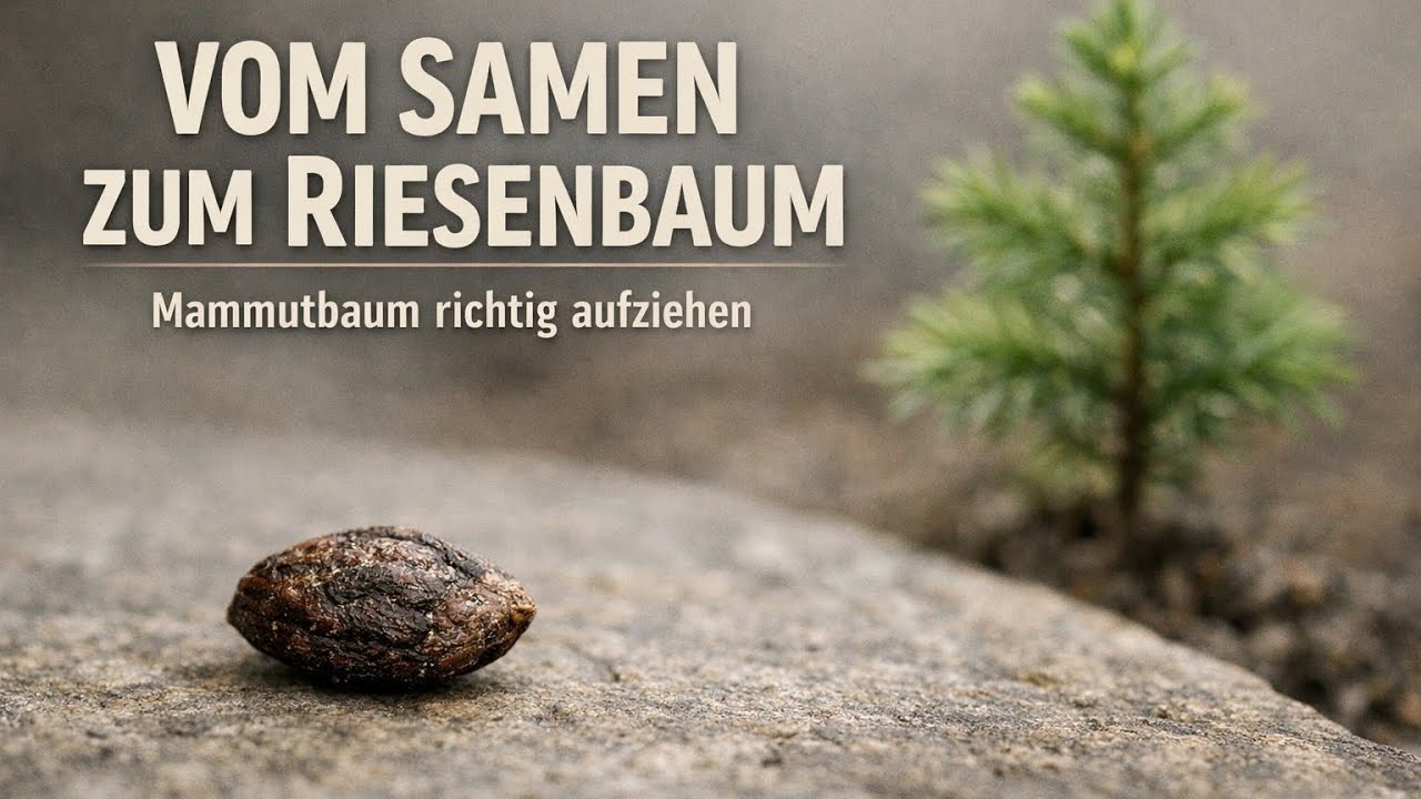 Vom Samen zum Riesenbaum &ndash; Mammutbaum richtig aufziehen