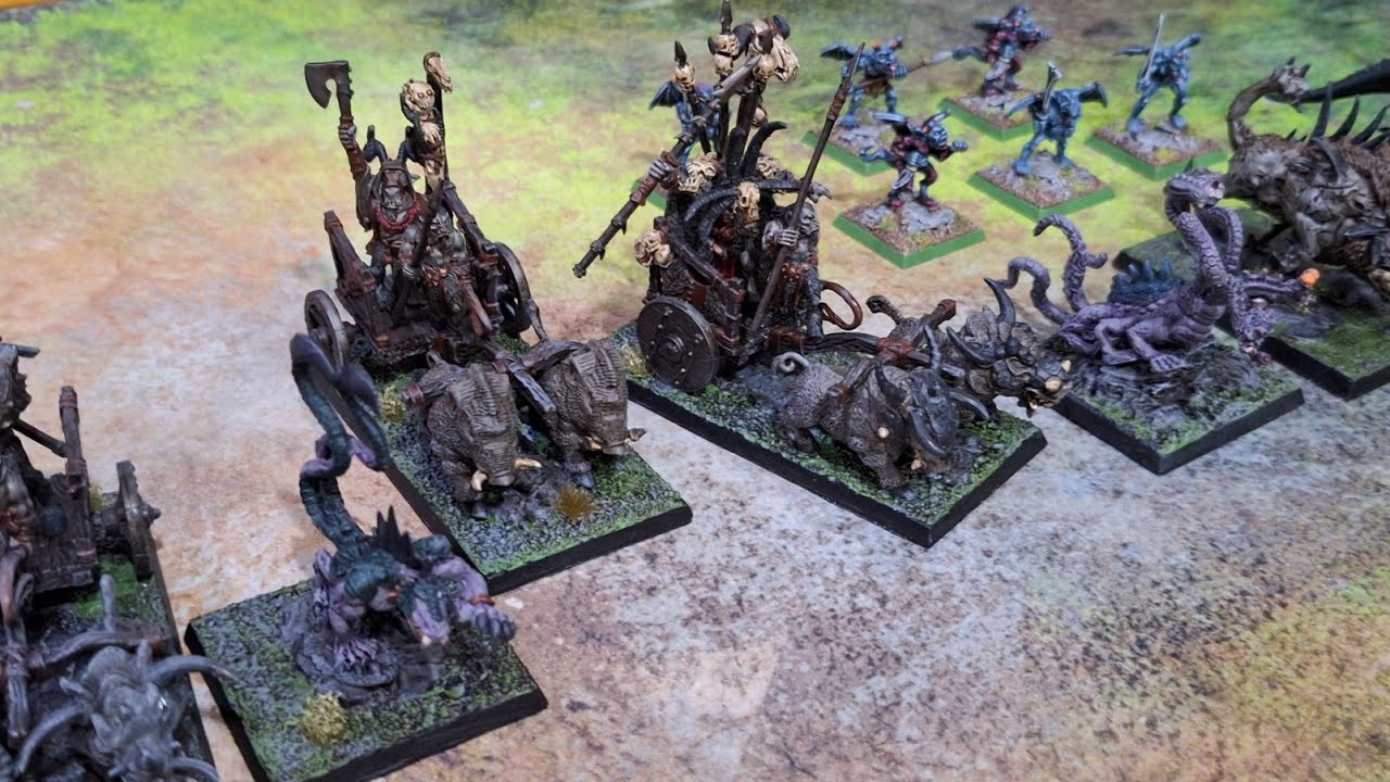 Warhammer The Old World Battle Report || 2000pts Beastmen vs. Night Goblins