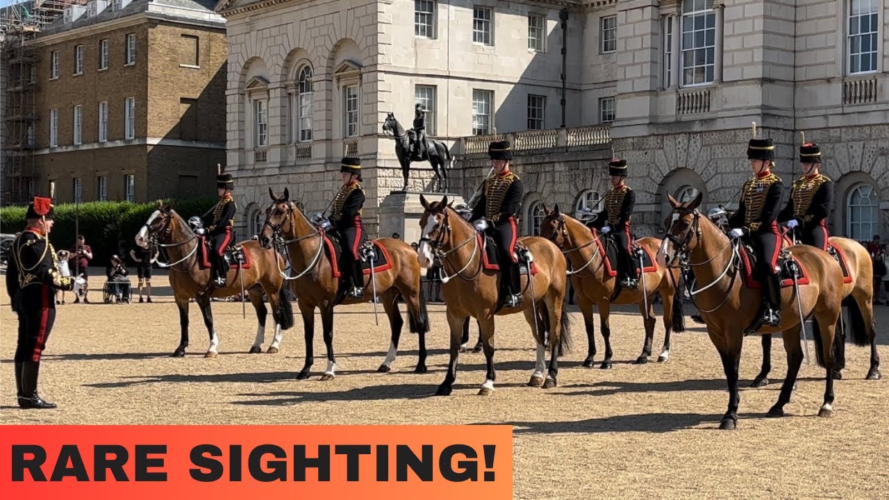 FIRST-EVER! Royal Artillery Guards Perform Spectacular Weekend Duty Parade in EXTREME HEAT (2023)