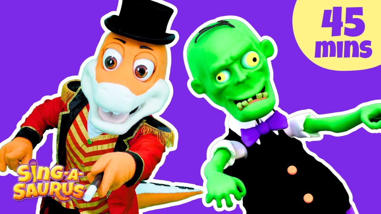 FUN SONGS FOR KIDS! | Dinosaurs for toddlers! | Nursery Rhymes + more | Sing-A-Saurus!