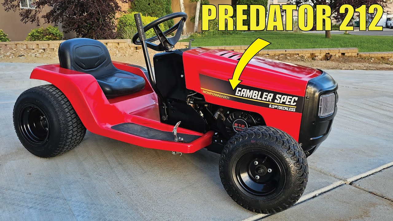 Building A PREDATOR 212 Racing MOWER!