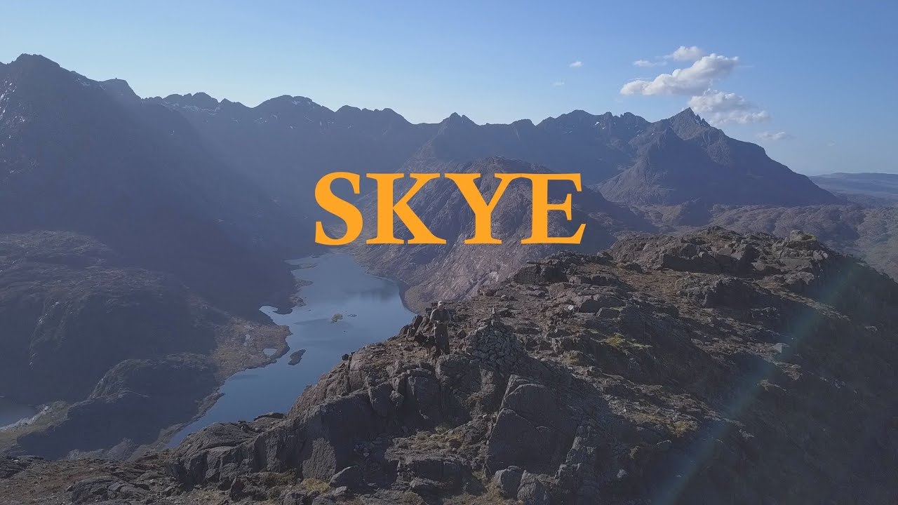 ISLE of SKYE-Wild Camp-Sgurr na Stri-Drone-Timelapse-Hillwalking--Scotland