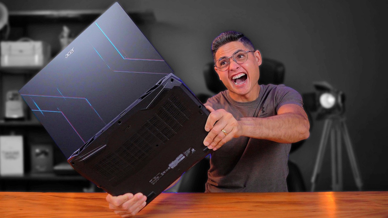 O novo NOTEBOOK do CANAL! Acer Nitro 5 com RTX 3050 e tela de 144Hz - Unboxing e Impressões