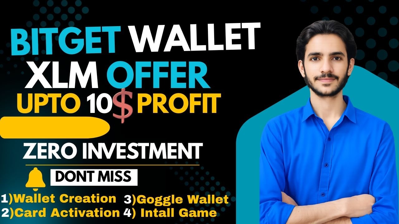 Bitget Wallet Card Apply & Activation Full Guide + Free XLM Airdrop! 🚀