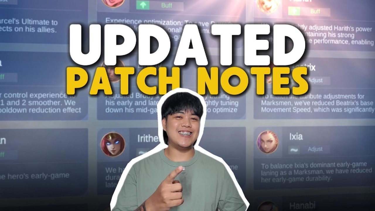 UPDATED PATCH NOTES