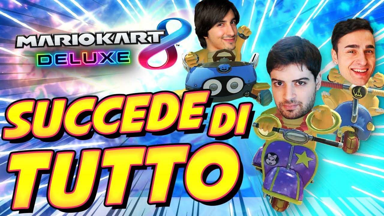 SUCCEDE DI TUTTO IN QUESTO VIDEO! w/ @GiosephTheGamer e @Blaziken68 _x  - Mario Kart 8 Deluxe Ita