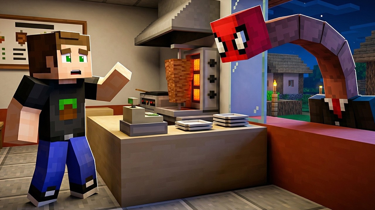 Gece 3'te &Ccedil;alışan Tarık'ı Trolledim - Minecraft