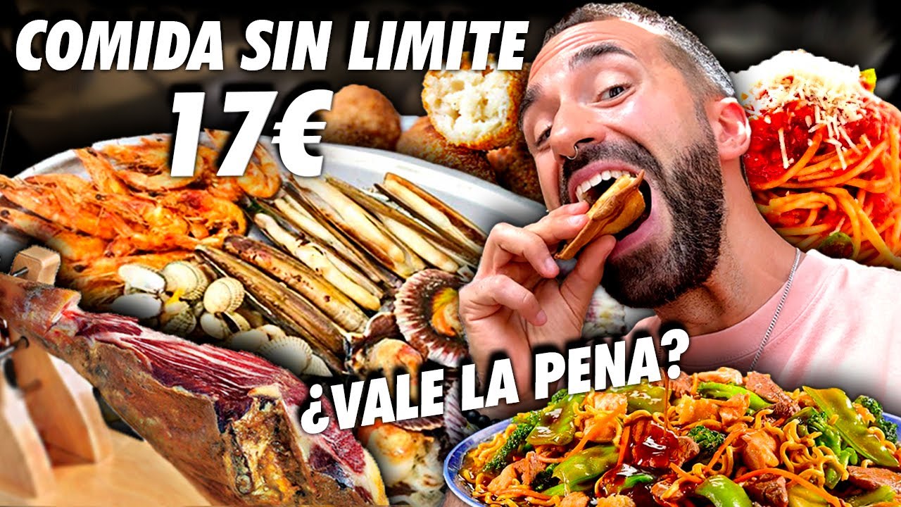 BUFFET LIBRE GIGANTE l Comiendo en el BUFFET LIBRE MÁS GRANDE de Valencia ¿Vale la pena?