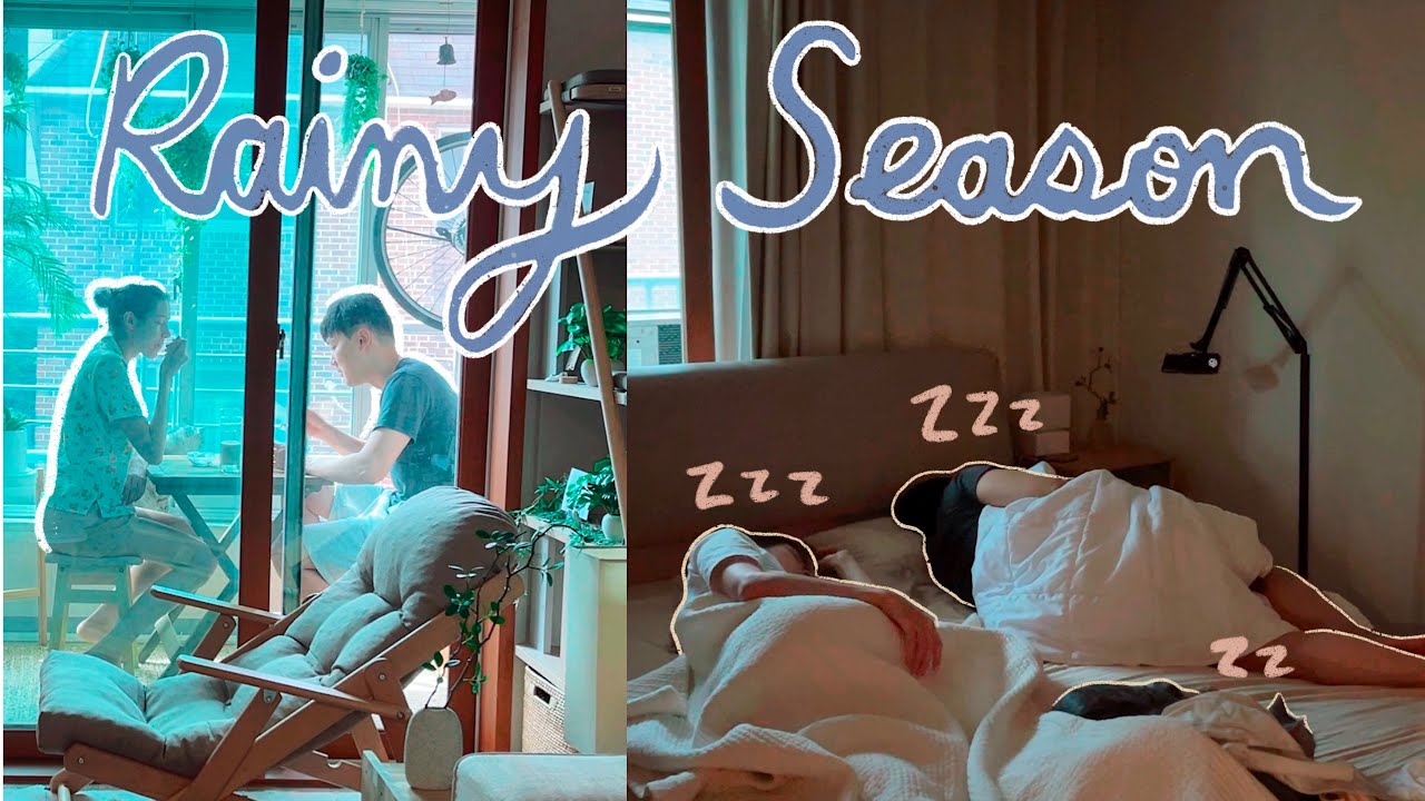 Korea's Rainy Season 🇰🇷🌧️ Simple Days at Home, Current Books 📚 Seoul Lockdown? | Life in Korea VLOG