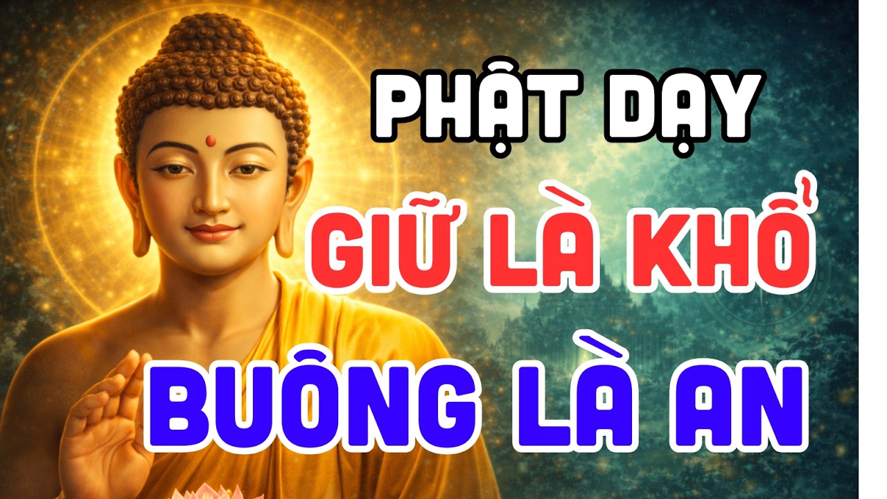Phật Dạy: Càng GIỮ càng ĐAU – càng BUÔNG càng NHẸ| Tu Phật Tại Gia