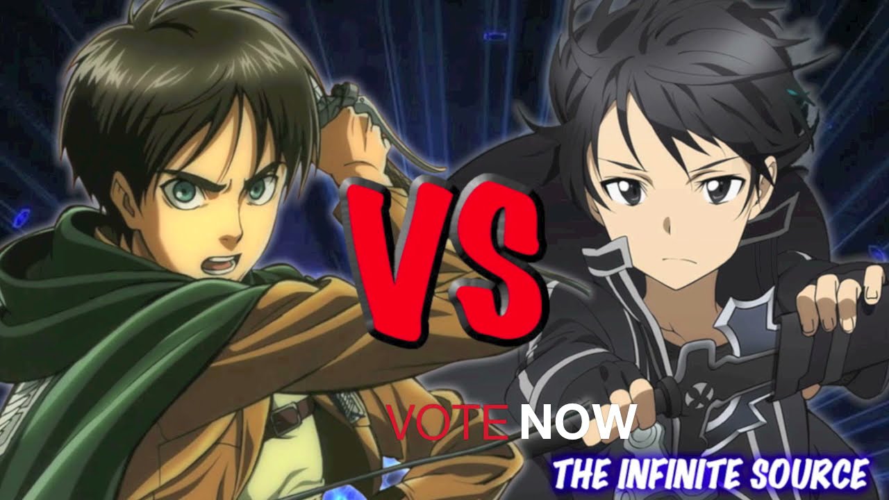 Kirito vs Eren Yeager | Source Rap Battle