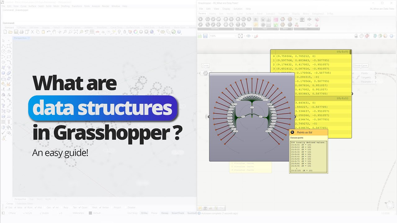 Учебное пособие по дереву данных Grasshopper
