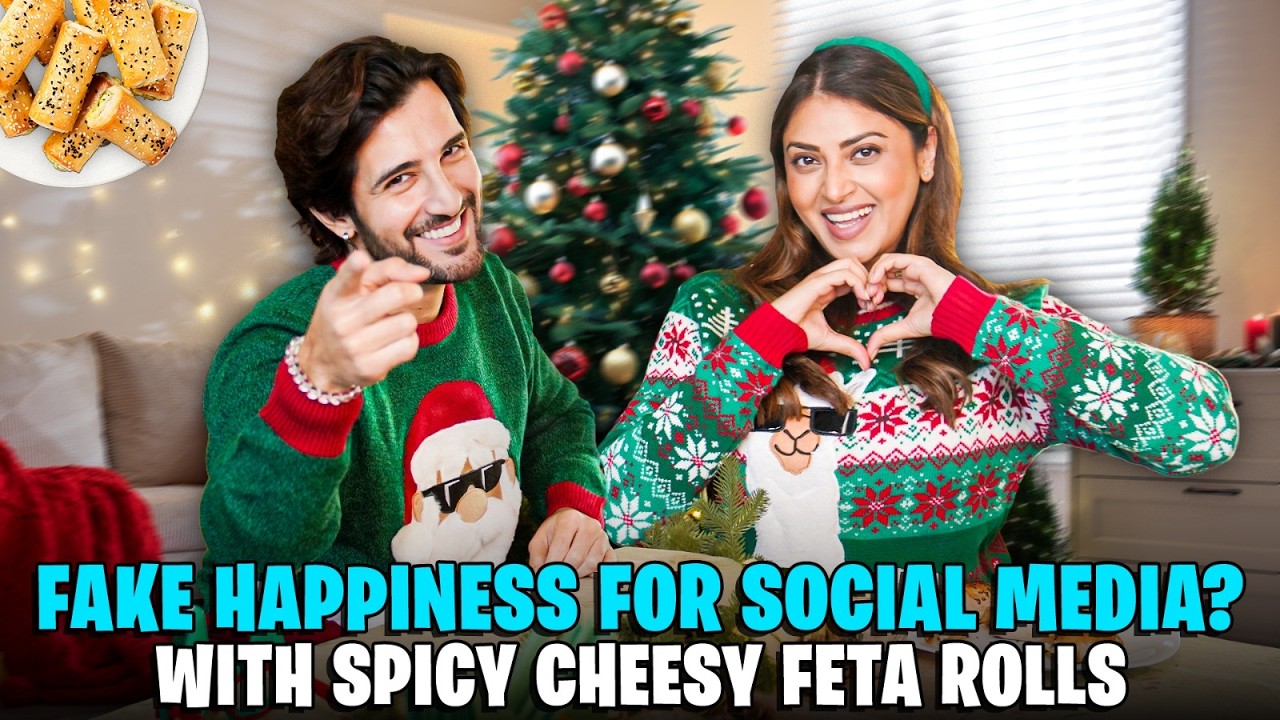 The Truth Behind Insta-Festive Pressure | Christmas Special With Hot ’n Cheesy Feta Rolls!