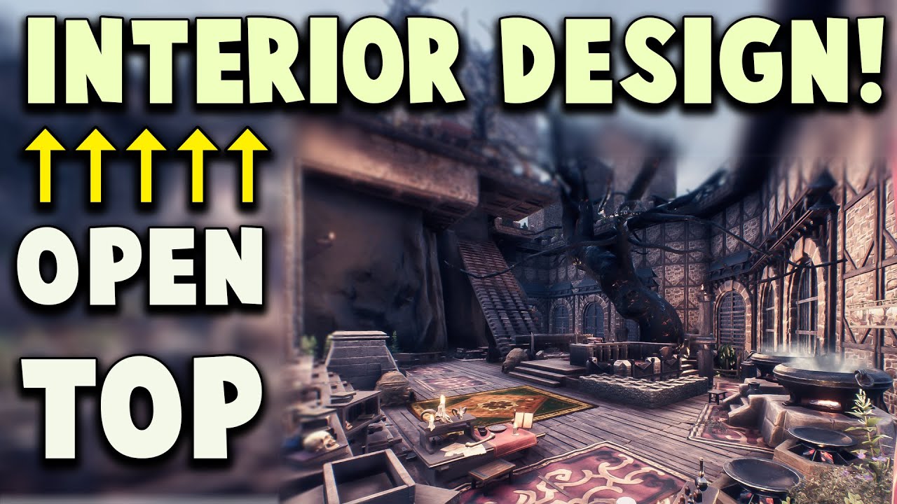 Open Top Interior Design! | Purge can't come! | CONAN EXILES