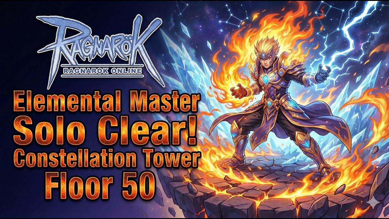 Solo Constellation Tower Floor 50 | Elemental Master | Story of Ragnarok #ragnarokonline #gaming