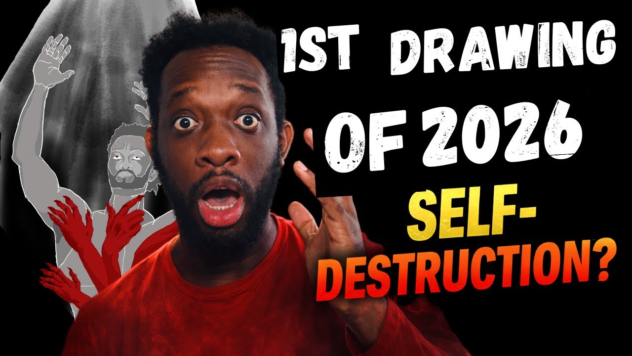I Draw My First Art of 2026: The Dark Truth Behind Self-Doubt and Destruction