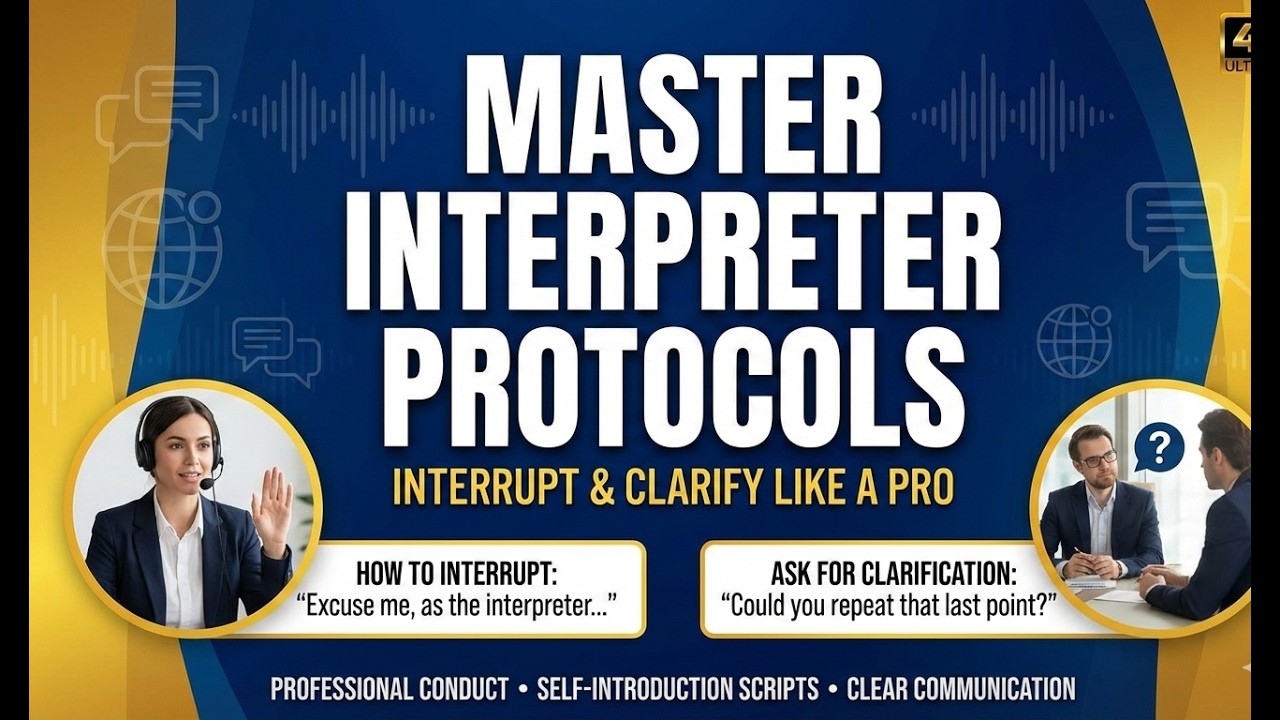 Stop Making These Mistakes! Medical Interpreter Protocols Explained 🚫