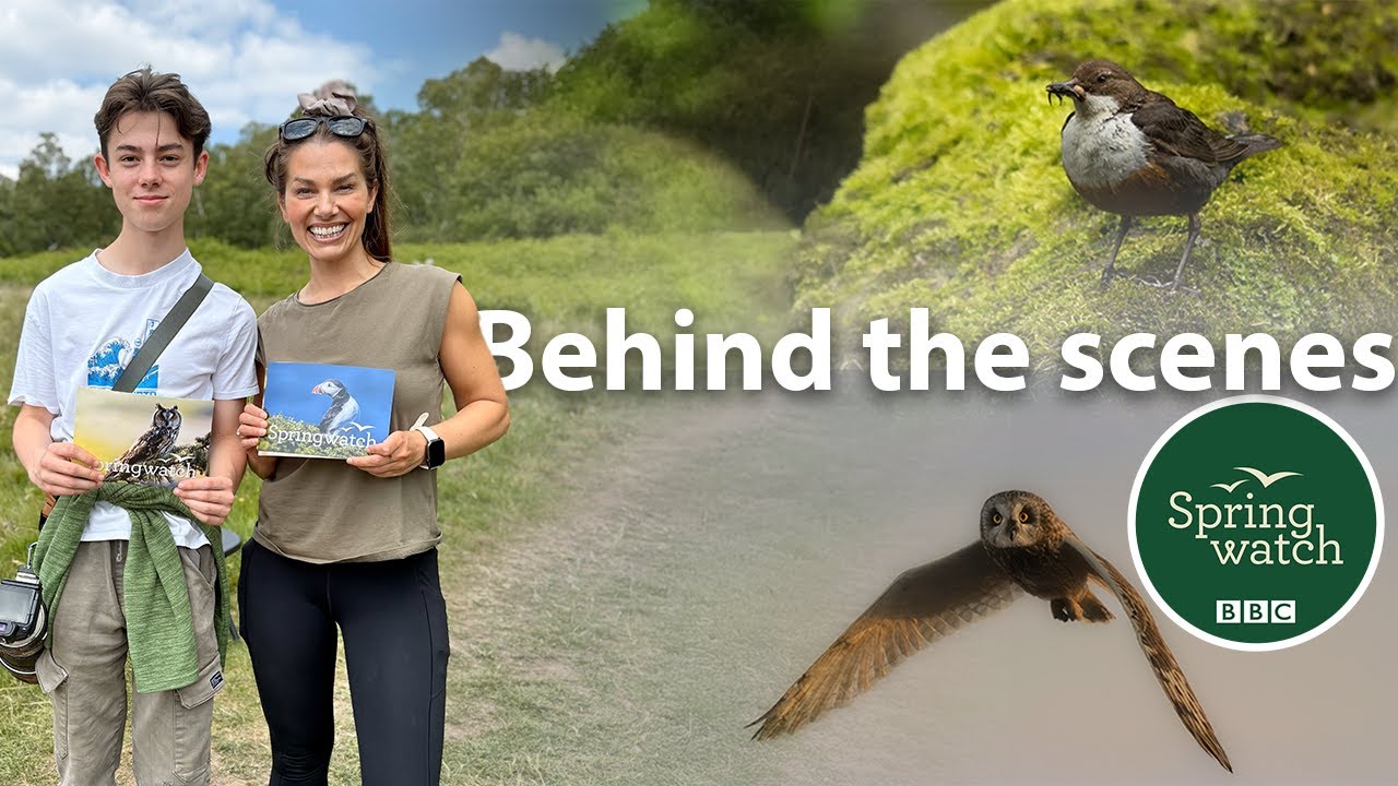 I went behind the scenes on Springwatch in the Peak District...