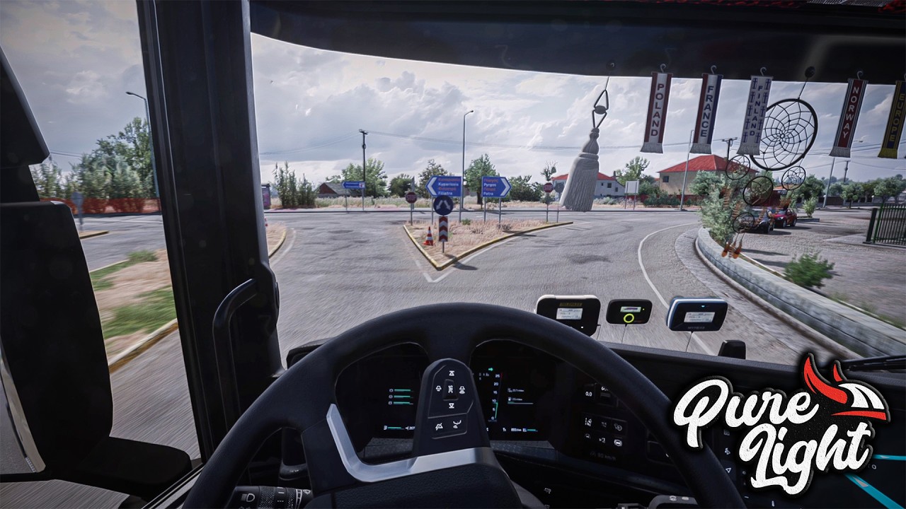 ETS2 POV: Squeezing Scania NG R530 Through Narrow Streets 🇬🇷