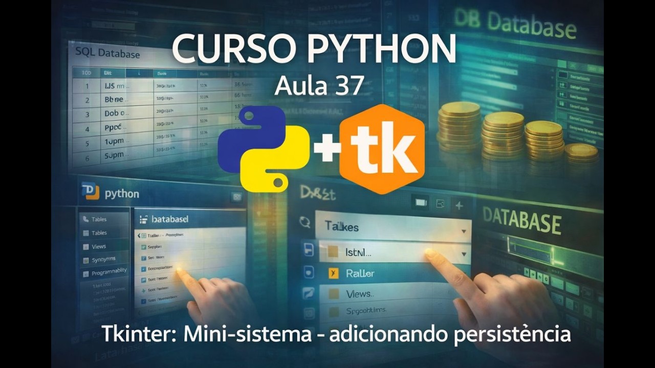 Curso de Python 037 - Mini sistema - Adicionando persistência - gravação