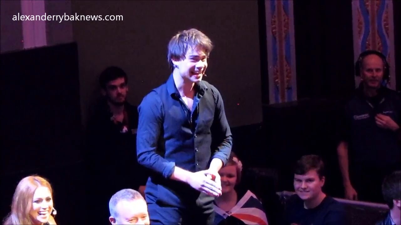 Alexander Rybak in the Q&A in London 27th January 2017