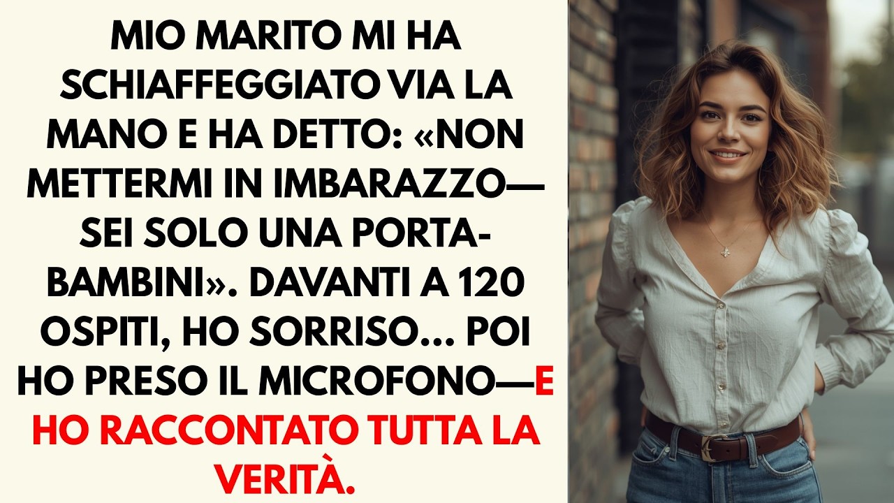Mio Marito Mi Ha Chiamata Solo Un Incubatore Davanti A 120 Invitati Così Ho Detto La Verità...