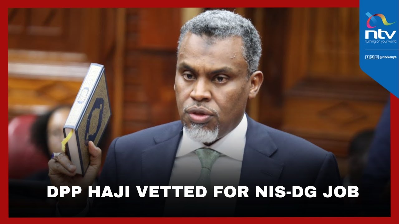 NIS DG Nominee Vetting: Noordin Haji responds to question on Shakahola