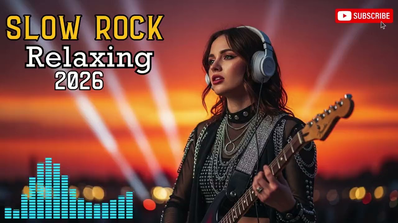 🎸 Relaxing Slow Rock Guitar Tunes for Deep Focus & Productivity