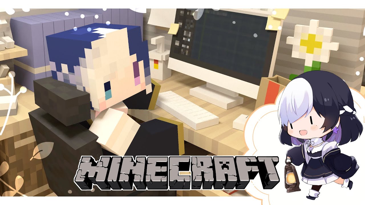 🖤【 #minecraft  】 ＃8 深夜にまったり素材探しの旅へ  #マイクラ  【 Vtuber / 虚無 】