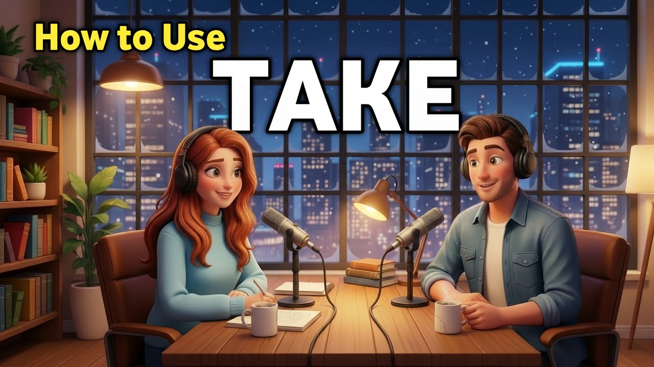 How to Use TAKE in Everyday Conversation in English | English Conversation Practice