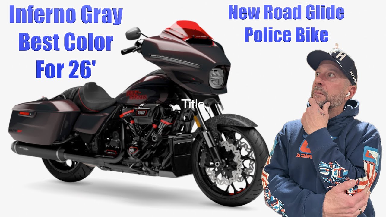 Harley Davidson CVO ST Inferno Gray - Road Glide Police Bike - 250 Year Freedom Edition Harley