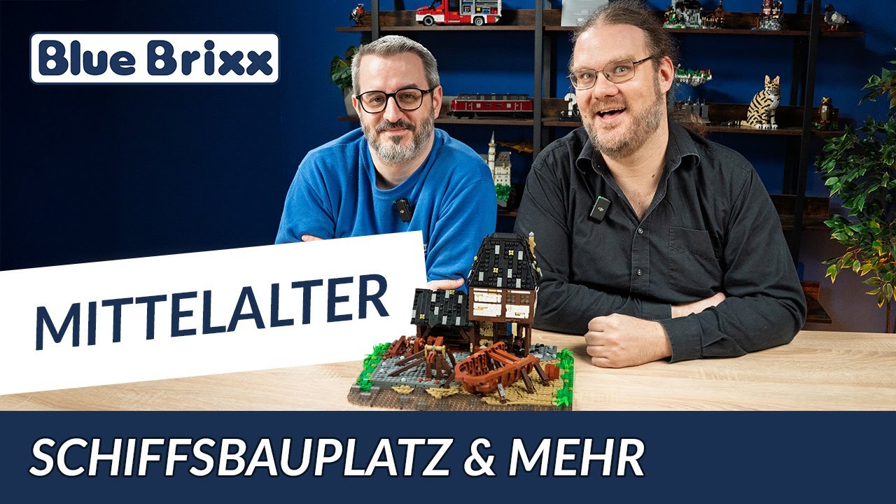 Historische Werft in Noppenstein: Der Mittelalterliche Schiffsbauplatz ist da! | BlueBrixx