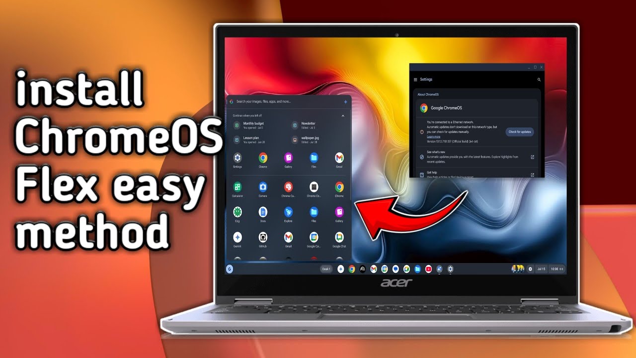 install Chrome OS Flex Step by Step Easy Method