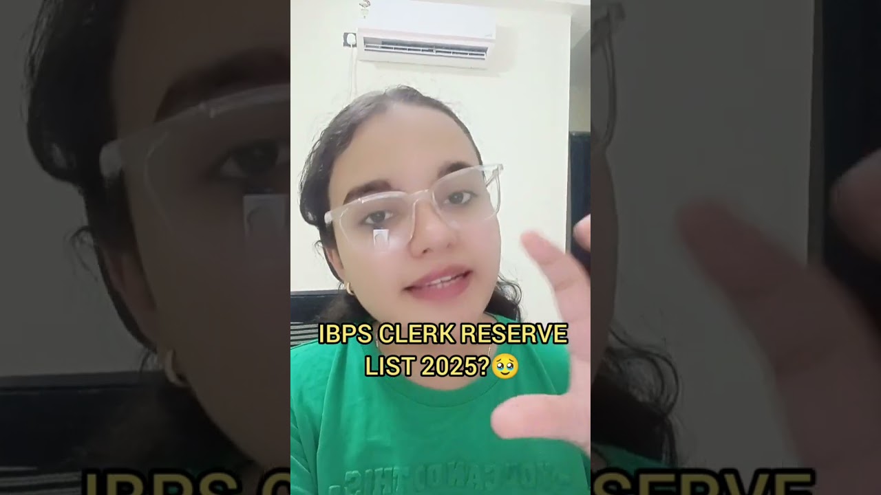 IBPS CLERK 2025. RESERVE LIST#IBPS PO RESERVE LIST#IBPS