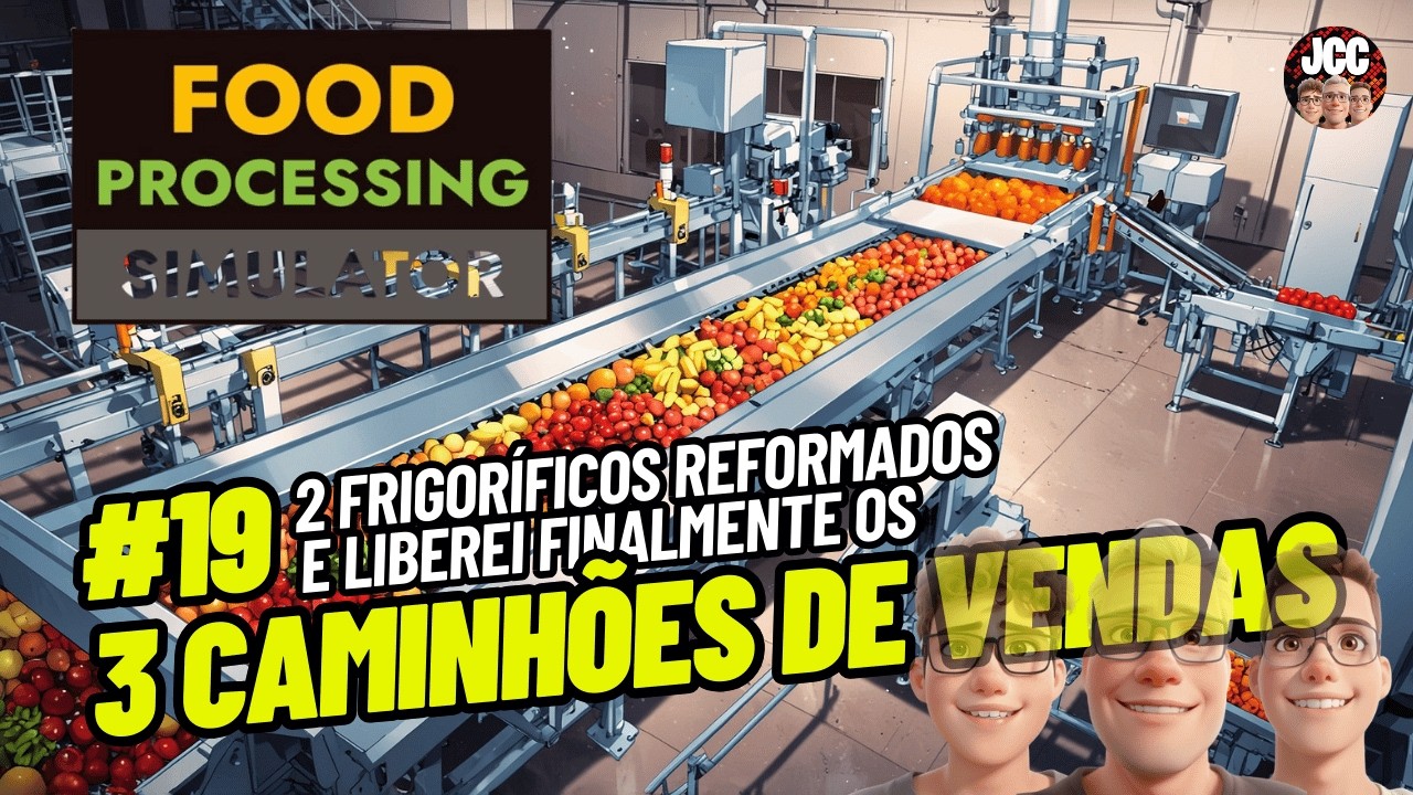 3 Caminhões de Vendas no Food Processing Simulator Gameplay | Frigorífico #foodprocessingsimulator
