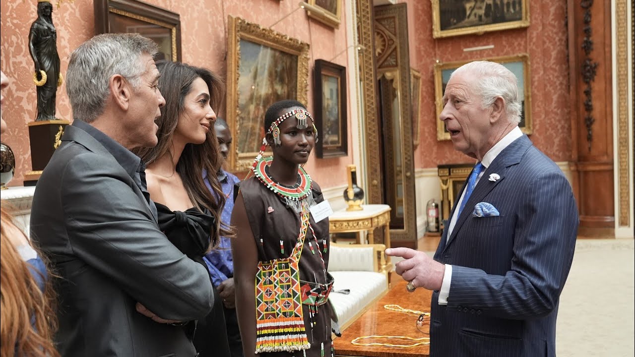 George and Amal Clooney prefer ‘crowns over complaints’ amid meeting King Charles in London