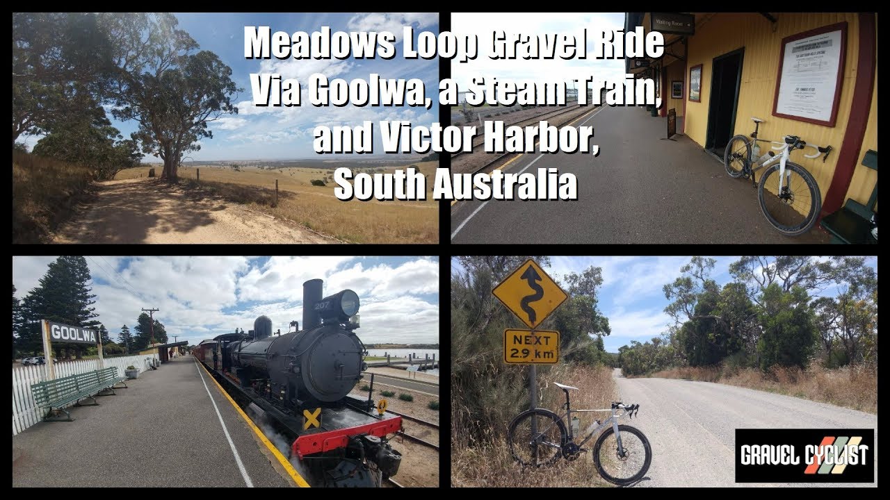 Meadows Loop Gravel Ride: Via Goolwa, a Steam Train & Victor Harbor, South Australia