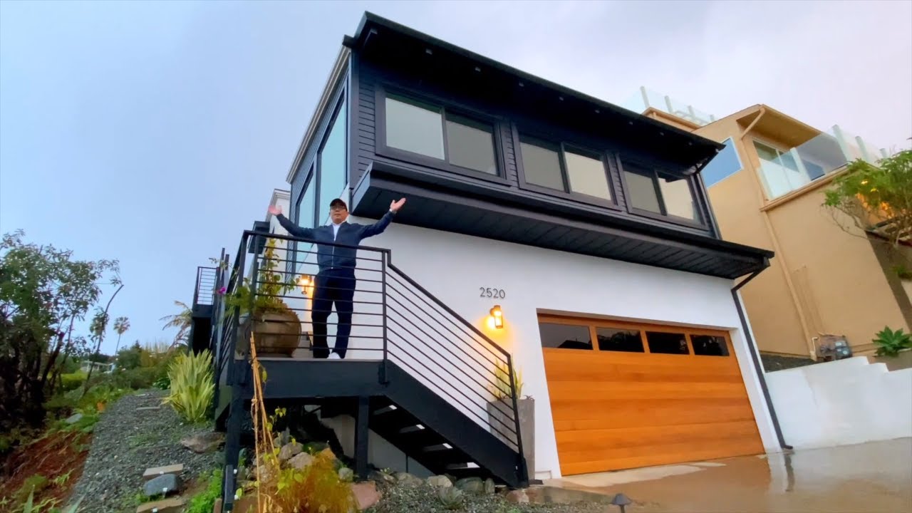 Laguna Beach 拉古娜海滩 全新建筑，全方位无敌海景！老房子拆了重建的绝佳案例！尔湾豪宅 2021