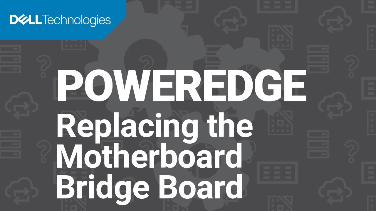How to replace the motherboard bridge board on the XE7440 sled within a Dell EMC PowerEdge XE7100