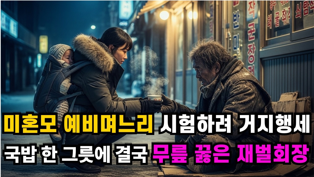 90조 회장이 거지 분장을 하고 국밥집을 찾아간 소름 돋는 이유... (결국 무릎까지?)  |오디오 북 |반전 드라마