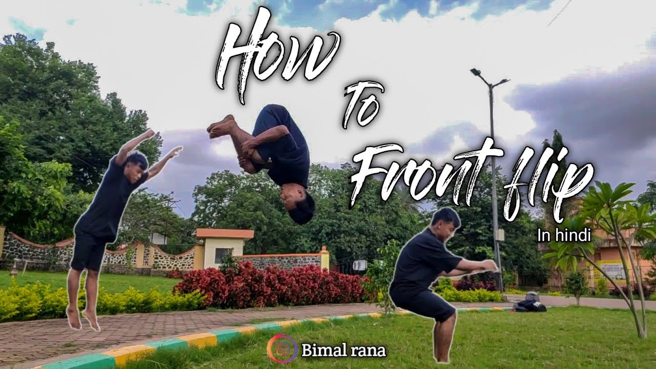 How to front flip in hindi | Front flips tutorial  steps by steps