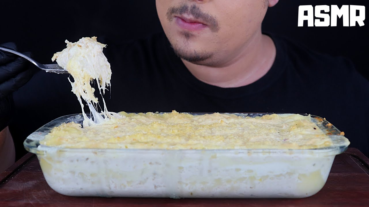 ASMR Lasanha de Frango MukBang (Cozinhar e Comer)