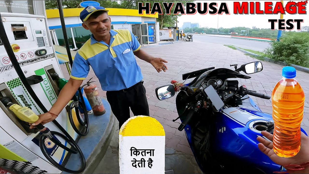 Hayabusa MILEAGE vs 1ltr Petrol | HAYABUSA Mileage Test | Shocking Reaction
